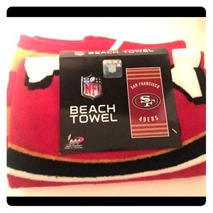 49ers Beach Towel